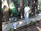 Ada and grandma in the woods